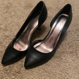 Madden Girl Black leather high heel. Size 10
